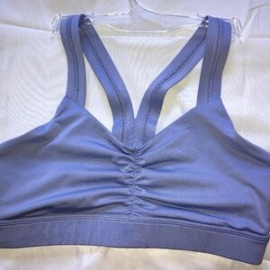 Handful Y Back Sports Bra, M, periwinkle blue